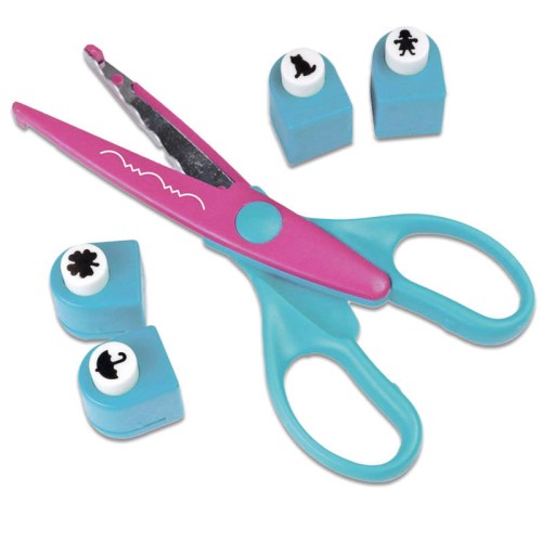 Zestaw kreatywny - dziurkacze ozdobne, nożyczki kreatywne #1