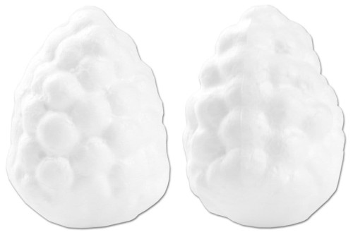 Szyszka ozdoba styropianowa 6cm #1