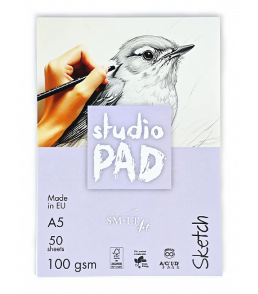 Szkicownik SMLT Studio A5 100 gm² 50 arkuszy #1.jpg