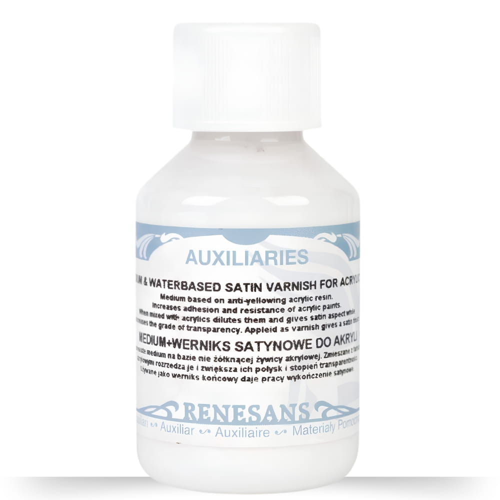 Medium + werniks wodny satynowy do akryli Renesans - 500ml.jpg