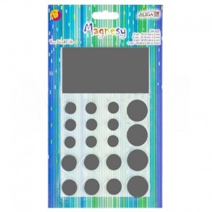 Magnesy do tablic magnetycznych Aliga Zestaw 24 szt