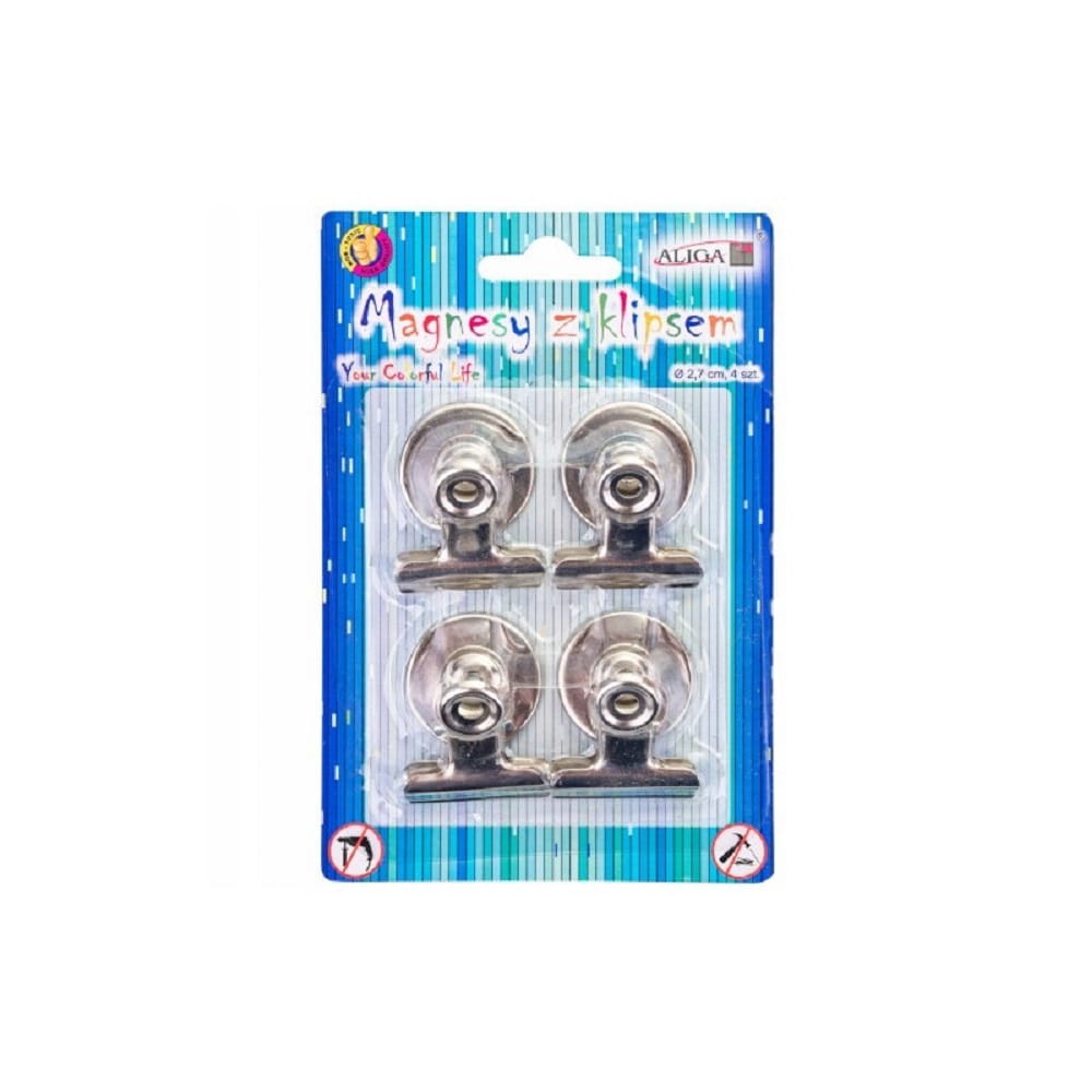 Magnesy z klipsem Aliga 4 szt