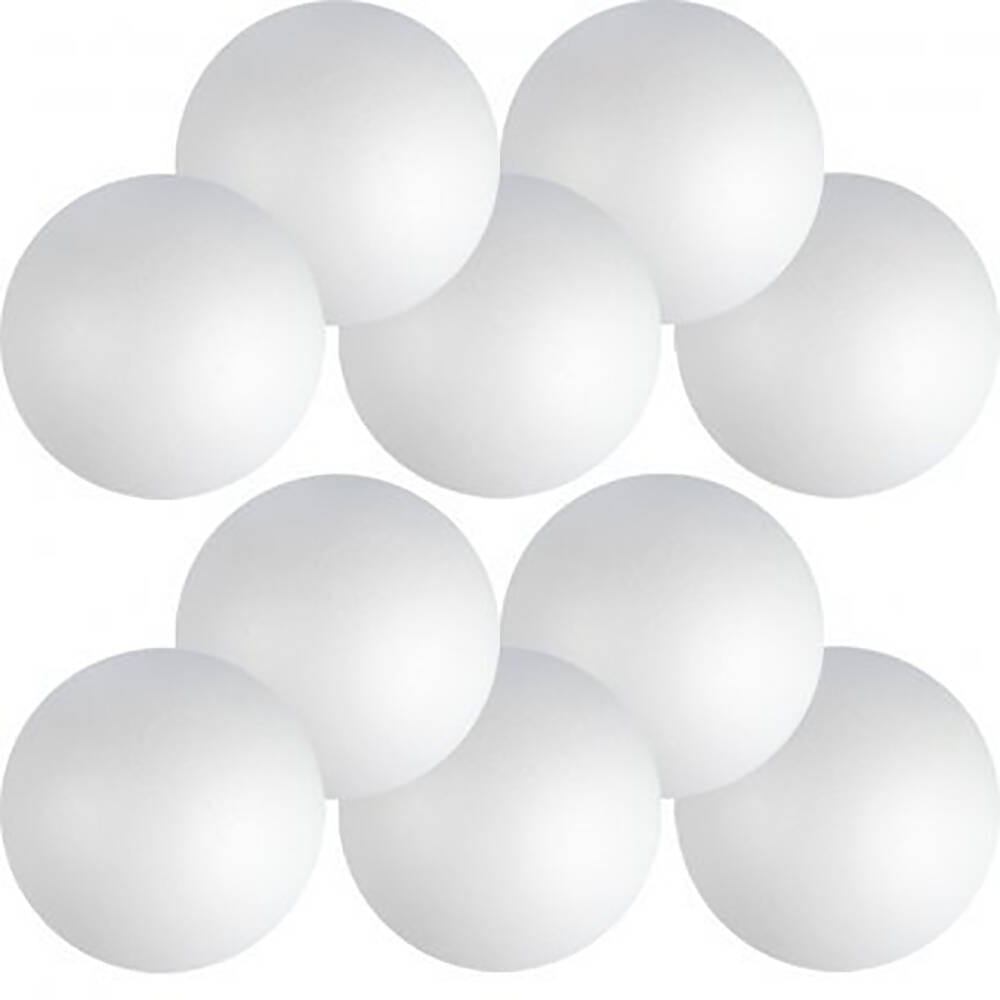 Kule styropianowe - bombki, 12 cm - 10 sztuk #1