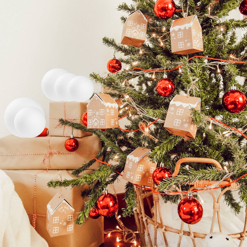 Kule styropianowe - bombki, 12 cm - 10 sztuk #5