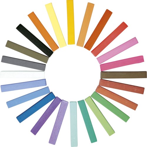 Pastele suche kwadratowe Titanum, 24 kolory #2