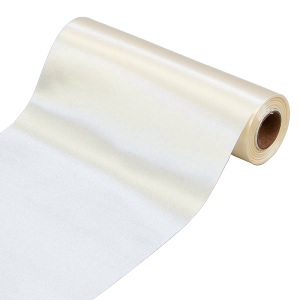 Wstążka satynowa do kokard 16cm - 02 light cream  #2