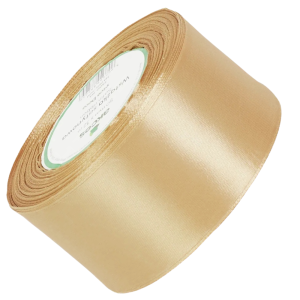 Wstążka satynowa Akces złota 50 mm, 32 m.png