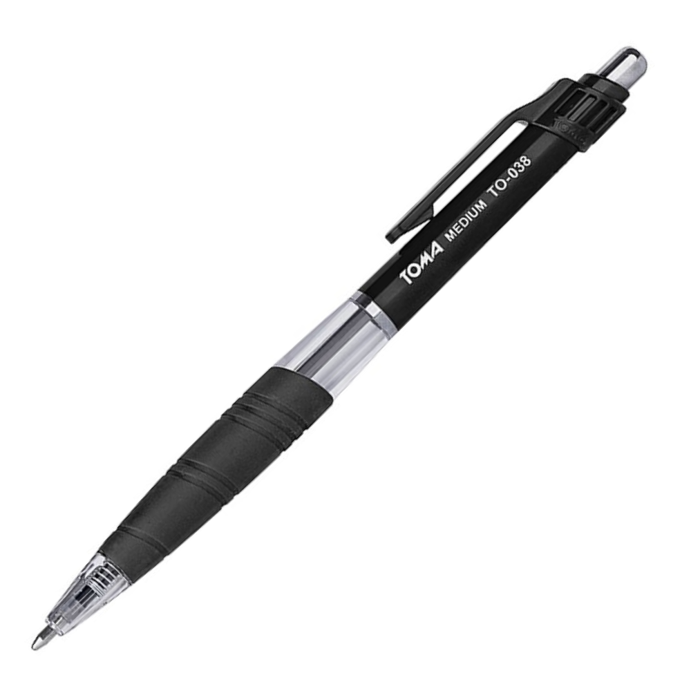 Długopis Toma czarny 1.0 mm