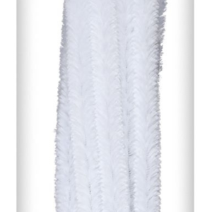 Druciki kreatywne pluszowe Titanum 30cm 12szt białe #2