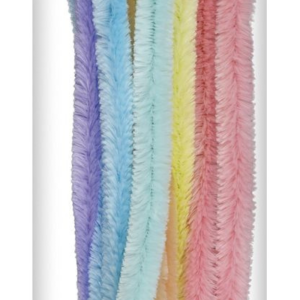 Druciki kreatywne pluszowe Titanum 30cm 12szt mix kolorów pastelowych #2