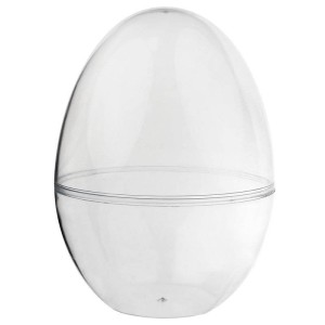 Jajko plastikowe akrylowe stojące 12 cm - 5szt