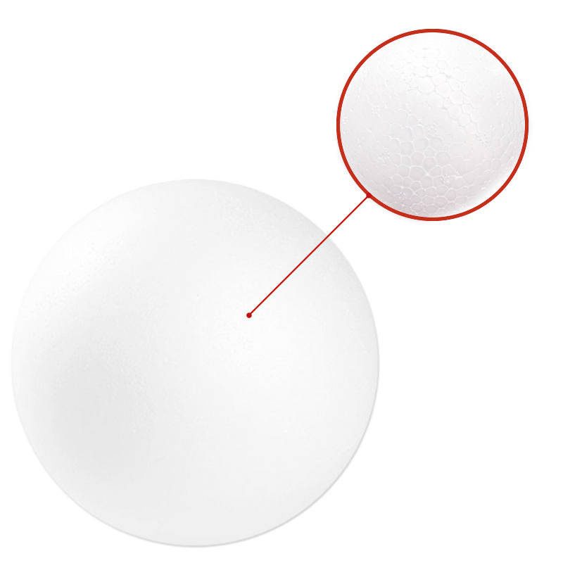 Kule styropianowe - bombki, 6 cm - 10 sztuk
