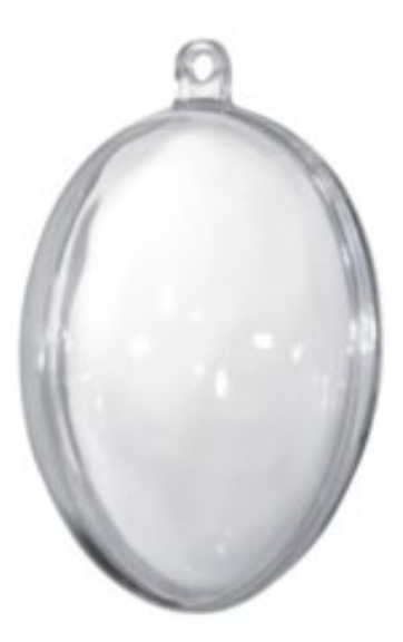 Jajko plastikowe akrylowe 10 cm - 5szt