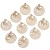 Drewniana ozdoba zawieszka bombka 6cm - Ornament - 10szt
