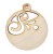 Drewniana ozdoba zawieszka bombka 6cm - Ornament - 10szt
