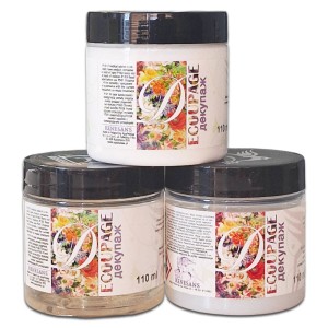 Zestaw do decoupage Renesans 3x110ml klej, lakier, werniks pękający