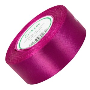 Wstążka satynowa Akces fuksja 38 mm, 32 m kolor 88 #1