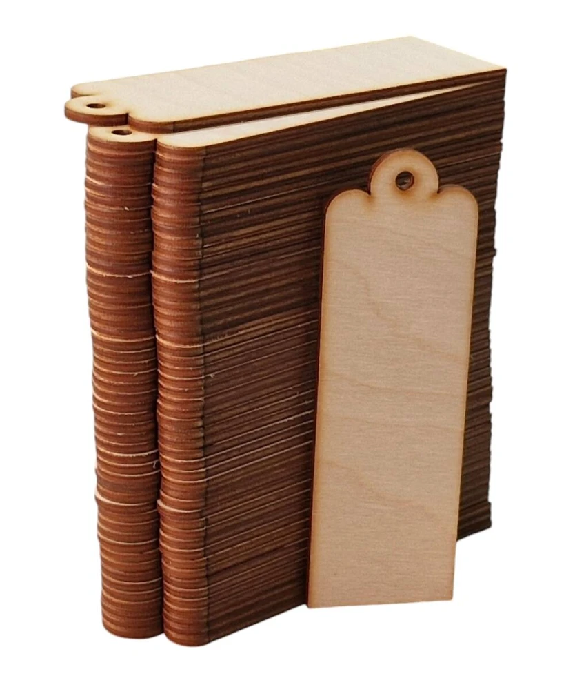 Drewniana zakładka do książki 15x5cm nr. 5 Decor - 50szt
