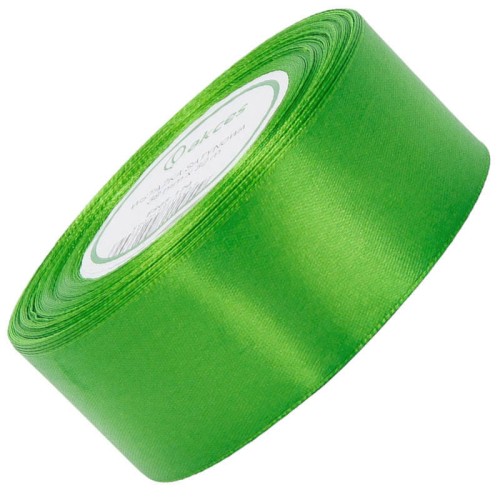 Wstążka satynowa zielona 38mm - 32mb #1