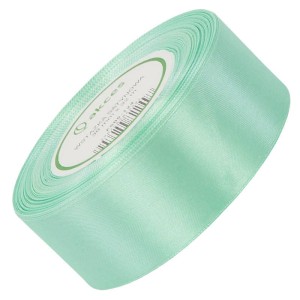 Wstążka satynowa miętowa 38mm - 32mb #1