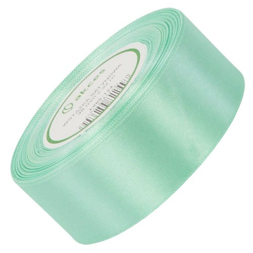 Wstążka satynowa miętowa 38mm - 32mb #1