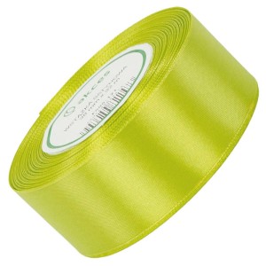 Wstążka satynowa Akces zielone jabłuszko 38 mm, 32 m kolor 121 #1
