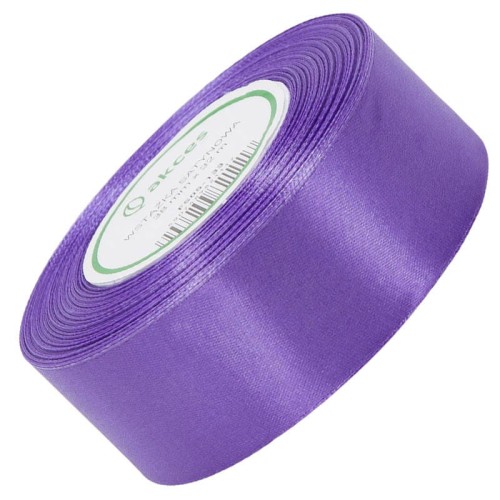 Wstążka satynowa fioletowa 38mm - 32mb #1