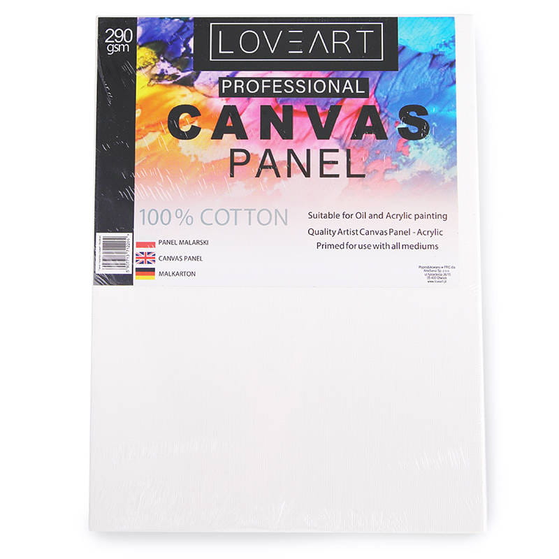 Panele malarskie płócienne 18x24cm Loveart - Zestaw 50 sztuk