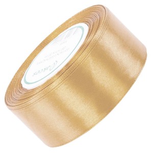 Wstążka satynowa Akces jasna złota 38 mm, 32 m kolor 146 #1