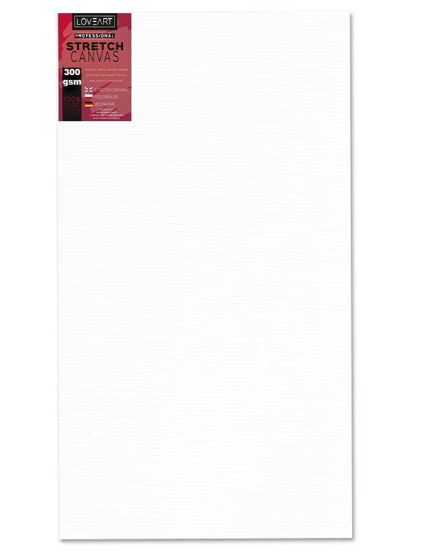 Podobrazia bawełniane LOVEART 80x120 cm - Zestaw 6 sztuk