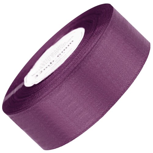 Wstążka satynowa ciemny wrzos 38mm - 32mb #1