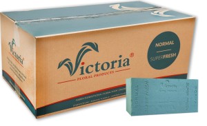 Gąbka florystyczna Victoria mokra do kwiatów 20szt.