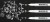 Blok A5 165g 20 arkuszy Black SketchPad SM-LT + markery metaliczne + gelly roll