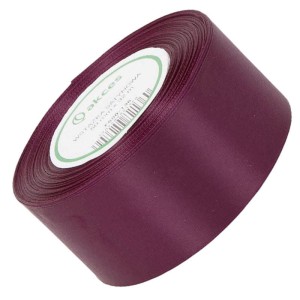 Wstążka satynowa Akces śliwkowa 50 mm, 32 m kolor 136 #1