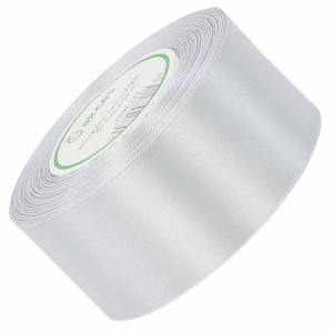 Wstążka satynowa Akces srebrna 50 mm, 32 m kolor 148 #1