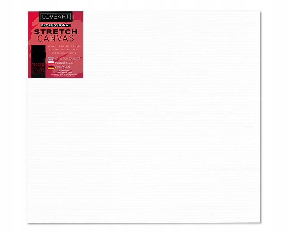 Podobrazia bawełniane LOVEART 40x40 cm - 300g/m² - 5 sztuk