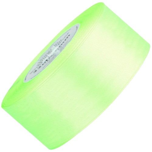 Wstążka satynowa limonkowa zielona 50mm - 32mb #1