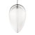 Serce akrylowe 10cm - 5szt
