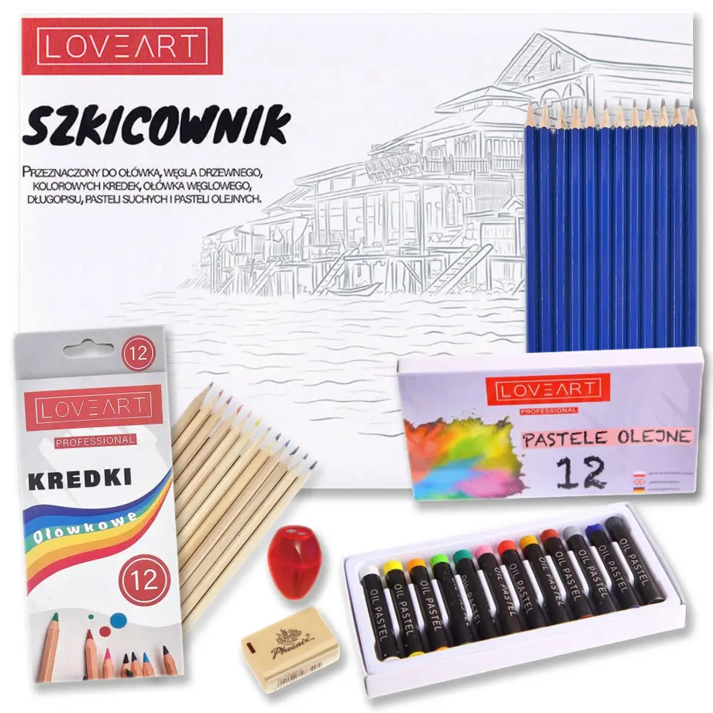 Zestaw do rysowania i szkicowania