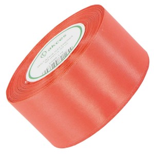 Wstążka satynowa Akces koralowa 38 mm, 32 m kolor 116 #1