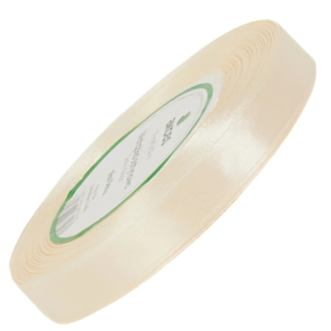 Wstążka satynowa Akces waniliowa 12 mm, 32 m kolor 154 #1