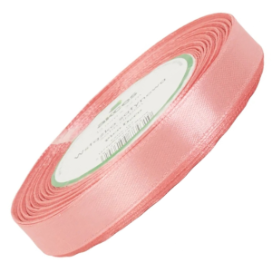 Wstążka satynowa Akces fiołkowy różowy 12 mm, 32 m kolor 157 #1