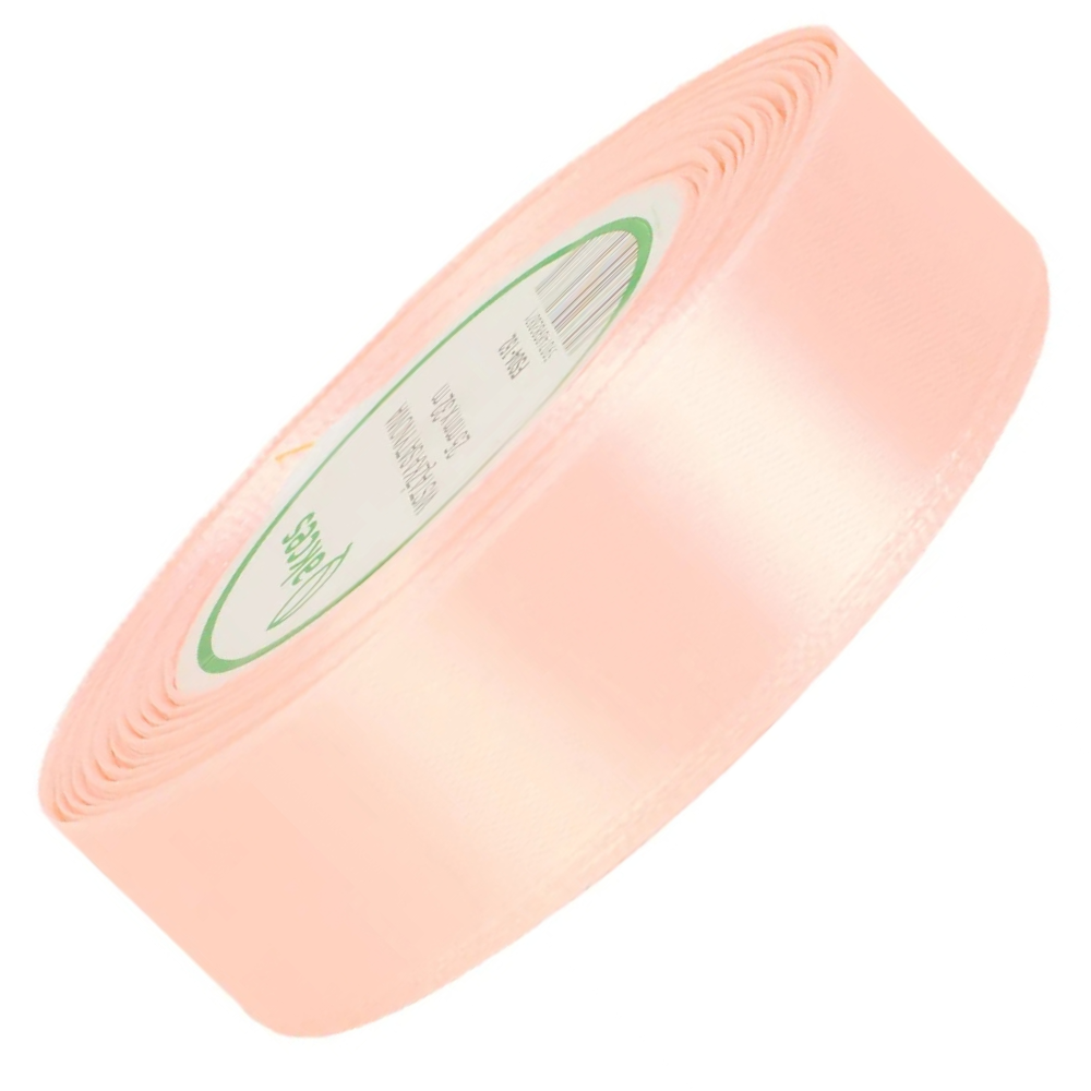 Wstążka satynowa Akces różowa 25 mm, 32 m kolor 152A #1