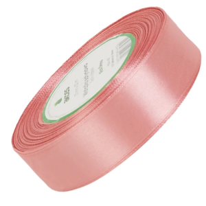 Wstążka satynowa Akces fiołkowy różowy 25 mm, 32 m kolor 157 #1
