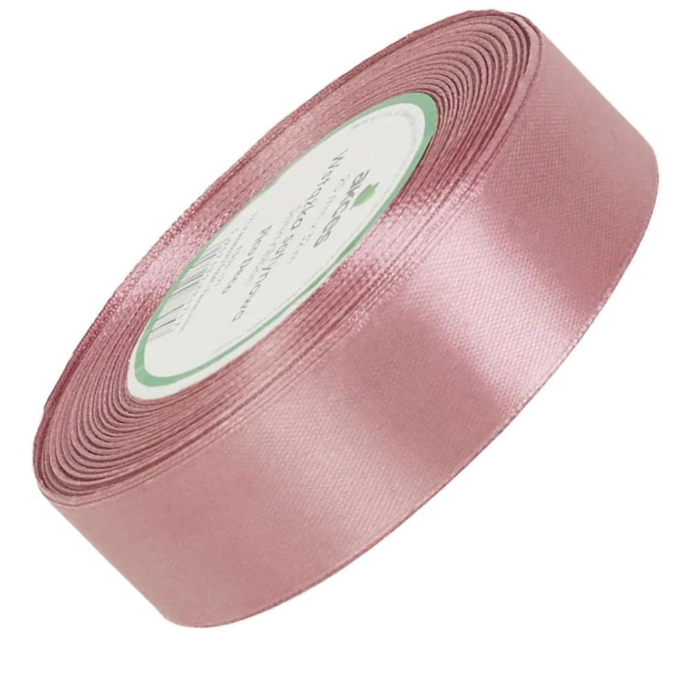 Wstążka satynowa Akces pastelowa fioletowa 25 mm, 32 m kolor 171 #1