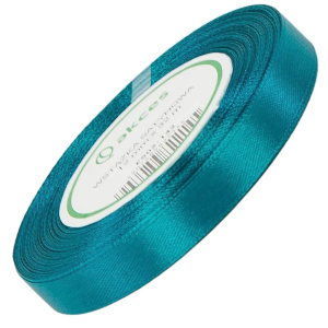 Wstążka satynowa Akces morska 12 mm, 32 m kolor 142 #1