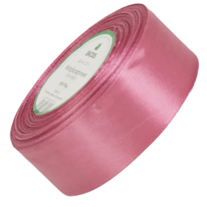 Wstążka satynowa Akces pudrowy różowy ciemny 38 mm, 32 m kolor 159 #1