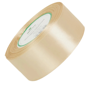 Wstążka satynowa Akces kość słoniowa 38 mm, 32 m kolor 163 #1