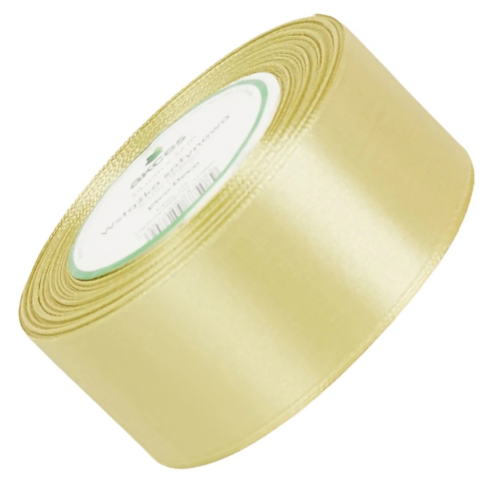Wstążka satynowa Akces jasna oliwkowa 38 mm, 32 m kolor 176 #1
