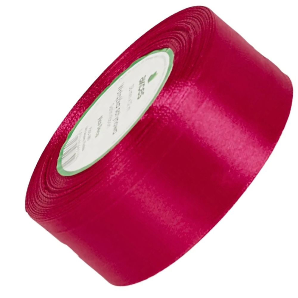 Wstążka satynowa Akces fuksja 38 mm, 32 m kolor 180 #1